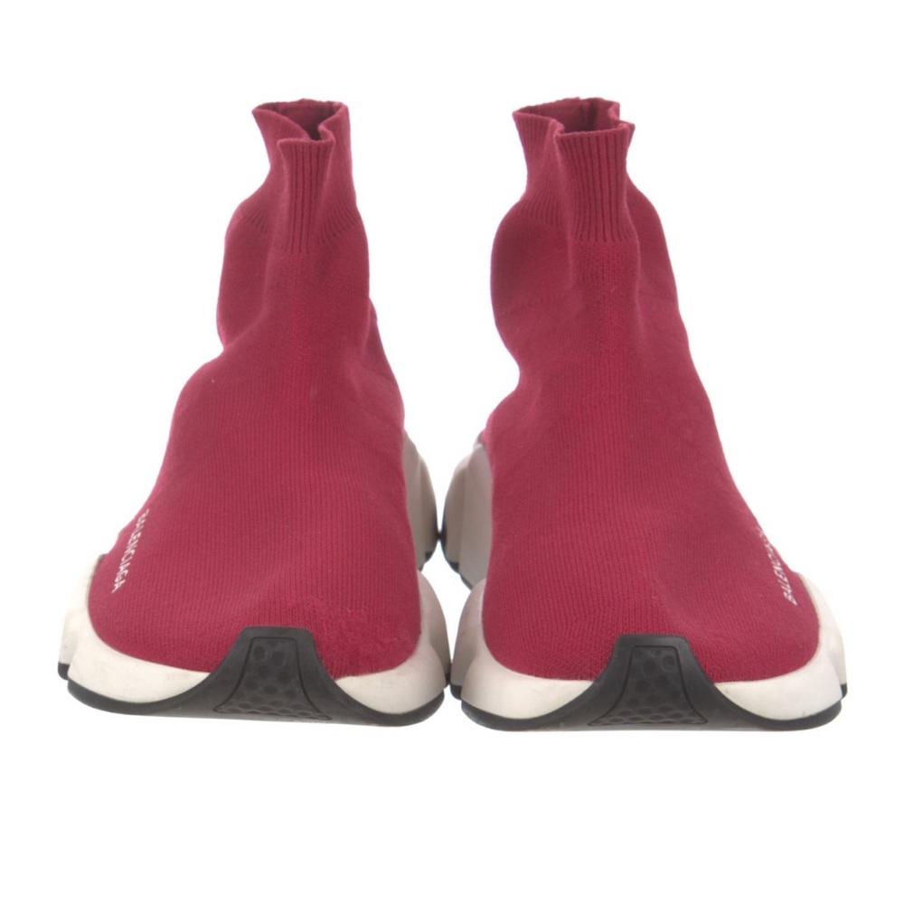 Balenciaga Red Sock Sneakers - Picture 2 of 9